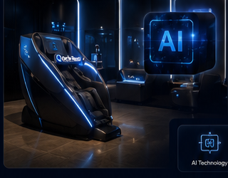 AI massage chair and relaxation cabin